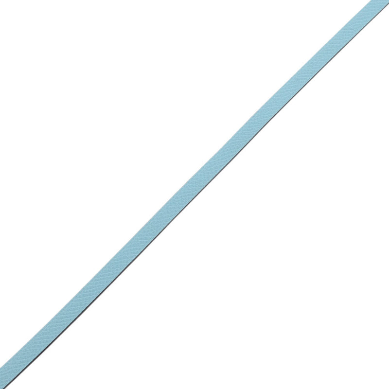 HERMES エルメス ビーアピ ドゥブルトゥール 水色/青 シルバー金具 T刻印(2015年頃) ユニセックス レザー ブレスレット 未使用 銀蔵