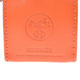HERMES Hermes Sack Orange Bag Charm Fu Y -engraved (around 2020) Unisex Annomiro Charm New Ginzo