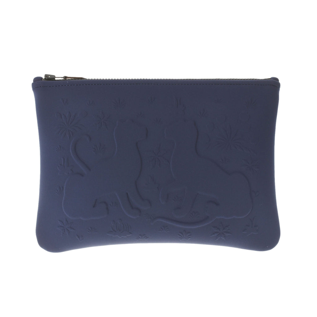 エルメスネオバン MM レオパード 紺 レディース ポーチ HERMES – 銀蔵