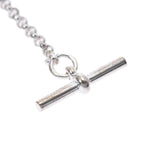 HERMES エルメス エクスリブリス SM シルバー レディース SV925/K18PG ブレスレット 新同 中古 銀蔵