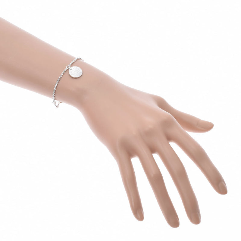 HERMES エルメス エクスリブリス SM シルバー レディース SV925/K18PG ブレスレット 新同 中古 銀蔵