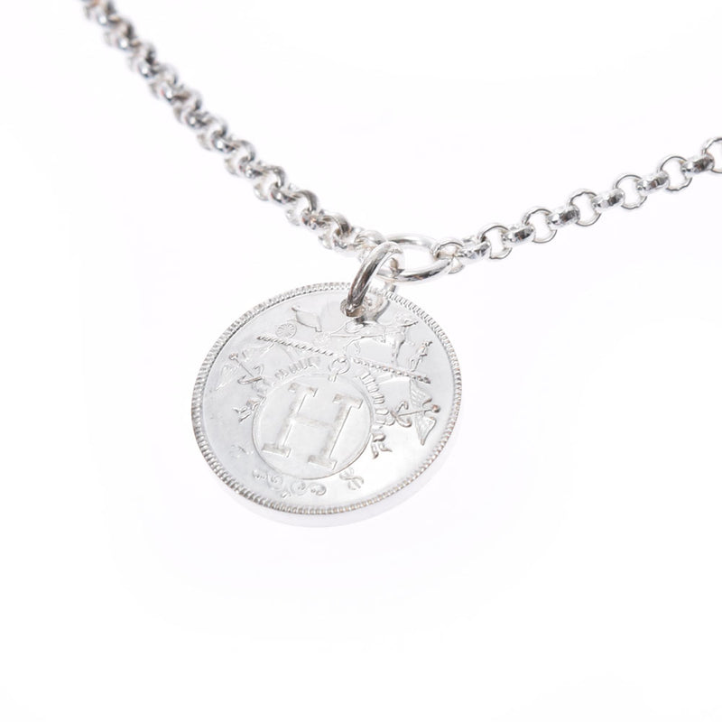 HERMES エルメス エクスリブリス SM シルバー レディース SV925/K18PG ブレスレット 新同 中古 銀蔵