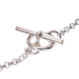 HERMES エルメス エクスリブリス SM シルバー レディース SV925/K18PG ブレスレット 新同 中古 銀蔵