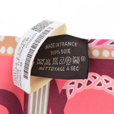 HERMES エルメス ツイリー Fantaisie d'Etriers ピンク系 レディース シルク100％ スカーフ 新品 銀蔵