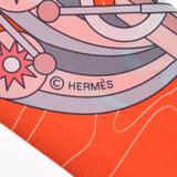 HERMES エルメス ツイリー Hermes Scarf Odyssey オレンジ系 レディース シルク100％ スカーフ 新品 銀蔵