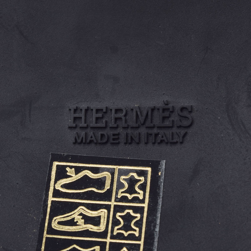 HERMES エルメス サイズ42 黒 メンズ レザー ブーツ 新品 銀蔵