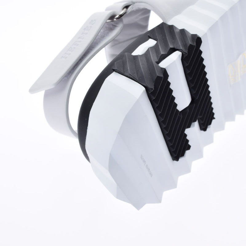 HERMES エルメス レディース エレクトリック 白 サイズ38 メンズ レザー サンダル 新品 銀蔵