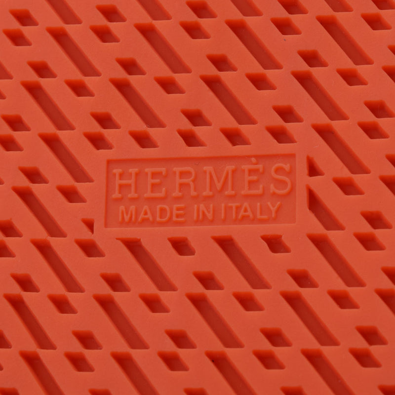 HERMES エルメス レディース フリー 36ハーフ 白×茶 サイズ36 メンズ レザー スニーカー 新品 銀蔵