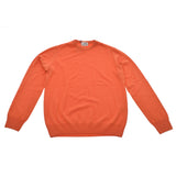 HERMES エルメス クルーネックセーター オレンジ サイズXL メンズ カシミア100％ セーター 新品 銀蔵