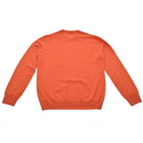HERMES エルメス クルーネックセーター オレンジ サイズXL メンズ カシミア100％ セーター 新品 銀蔵