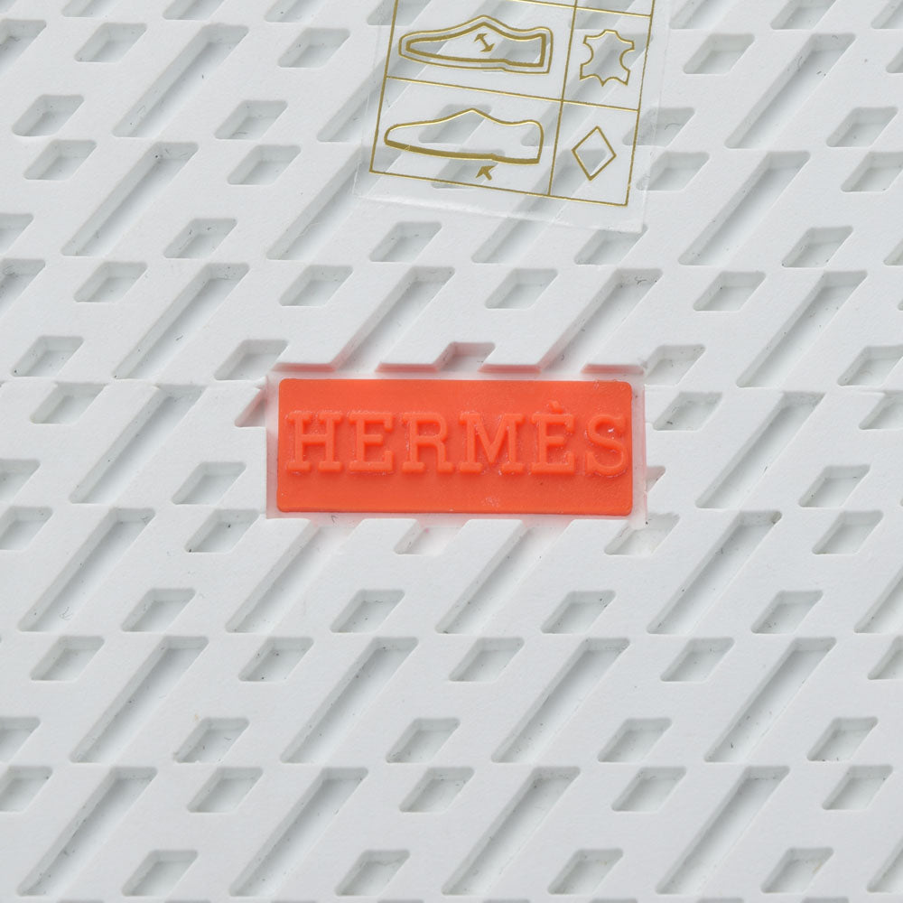 新品未使用★HERMES★レザー★ロゴ★スニーカー★happy★36 新色*Hermes*メンズ Bouncing レザースニーカー Hロゴ 送料無料