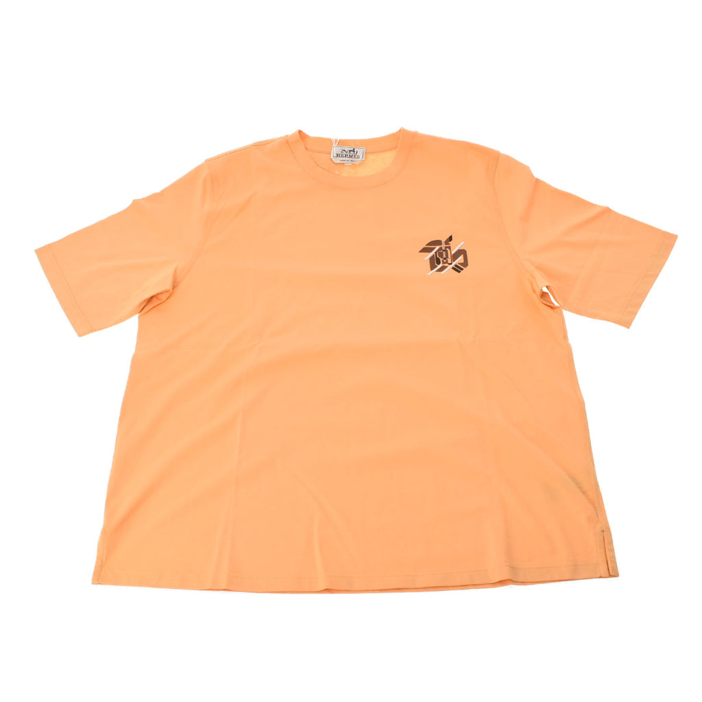 エルメスミニレザーパッチ メロン メンズ コットン100％ 半袖Ｔシャツ HERMES – 銀蔵オンライン