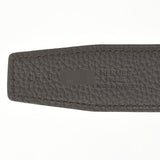 HERMES エルメス トゥナイトカラー サイズ105 黒/エタン ブラックラバー U刻印(2022年頃) メンズ ボックスカーフ トゴ ベルト 新品 銀蔵