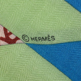 HERMES エルメス カレ140 アメリカンキルト グリシネ / ブルー / ピンク 243844S_07 レディース カシミヤ70％/シルク30% スカーフ 新品 銀蔵