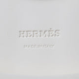 HERMES エルメス ギヨーム サイズ43.5 ホワイト レディース レザー モカシン 新品 銀蔵