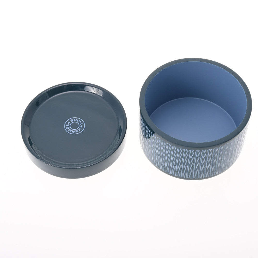 エルメスブドワール ボックス ミディアム 青 ユニセックス ウッド