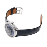 HERMES エルメス アルソールタンヴォヤジャー 2022年新作 AR10.510 メンズ SS/革 腕時計 自動巻き ブルー文字盤 新品 銀蔵