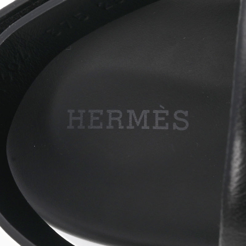 HERMES エルメス サンダル エレクトリック サイズ37.5 黒 レディース ナッパレザー サンダル 新品 銀蔵