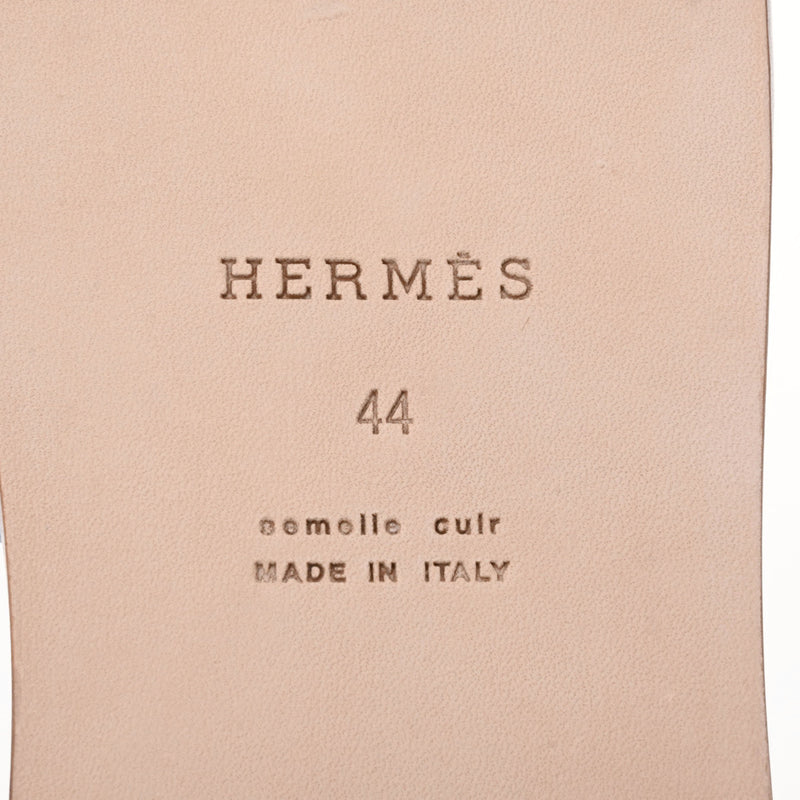 HERMES エルメス サンダル イズミール サイズ44 水色 メンズ レザー サンダル 新品 銀蔵