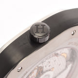 HERMES エルメス H08 デイト SP1.741a メンズ チタン/ラバー 腕時計 自動巻き グレー文字盤 新品 銀蔵