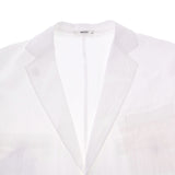 HERMES エルメス ジャケット 白 サイズ54 メンズ レーヨン71%/綿19%/ナイロン10% テーラードジャケット 新品 銀蔵