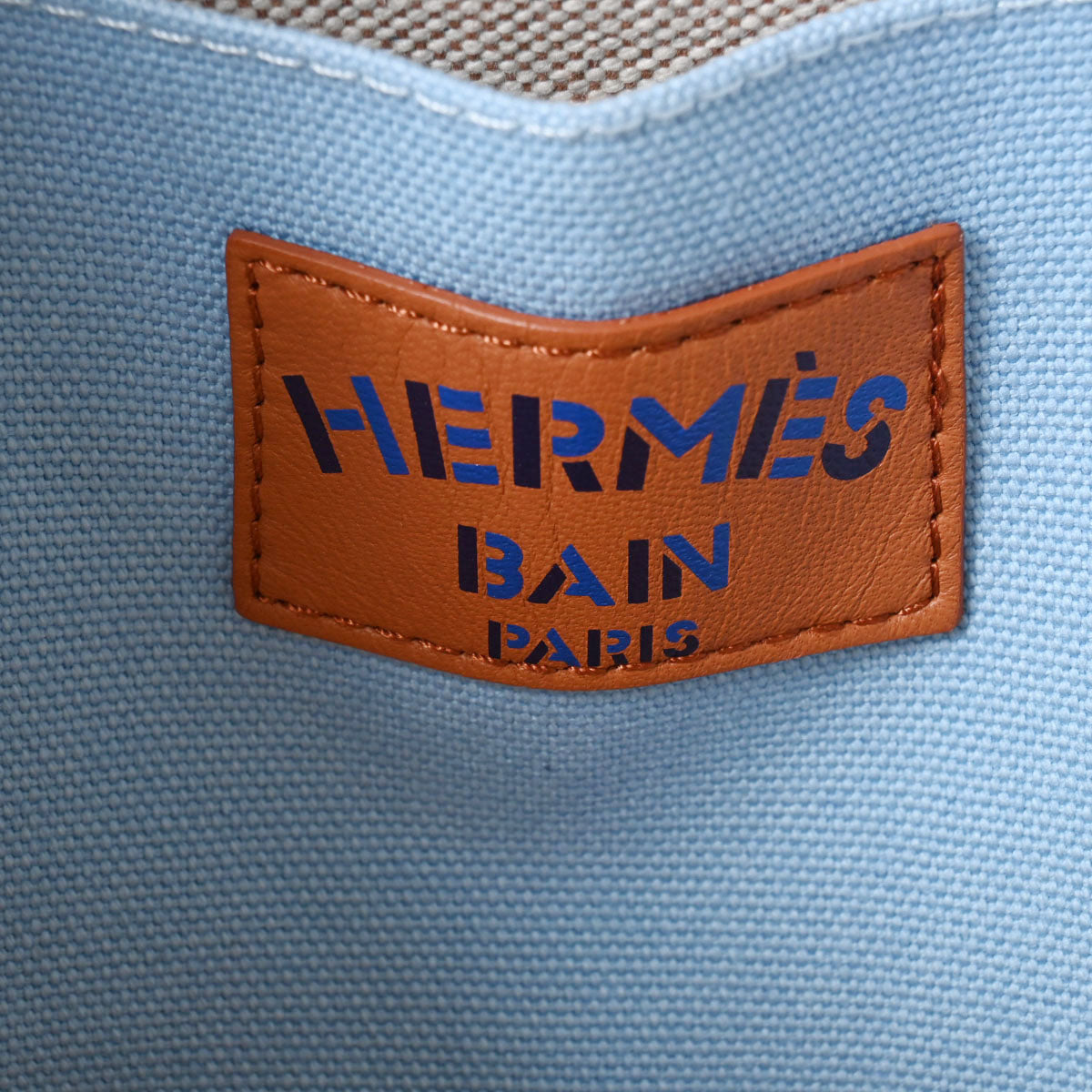 エルメスビーチバッグ アプレ ラ ヴァーグ オレンジ / ブルー レディース キャンバス トートバッグ HERMES – 銀蔵オンライン