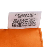 HERMES エルメス カレ90 CLIQUETIS オレンジ レディース シルク100％ スカーフ 新品 銀蔵