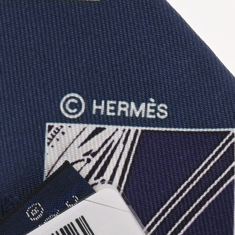 HERMES エルメス ツイリー SPRINGS SPRINGS マリン/クリーム/ぺトロール 063932S レディース シルク100％ スカーフ 新品 銀蔵