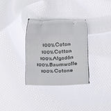 HERMES エルメス クルーネック Tシャツ H刺繍 Lサイズ 白 メンズ コットン100％ 半袖Ｔシャツ 新品 銀蔵
