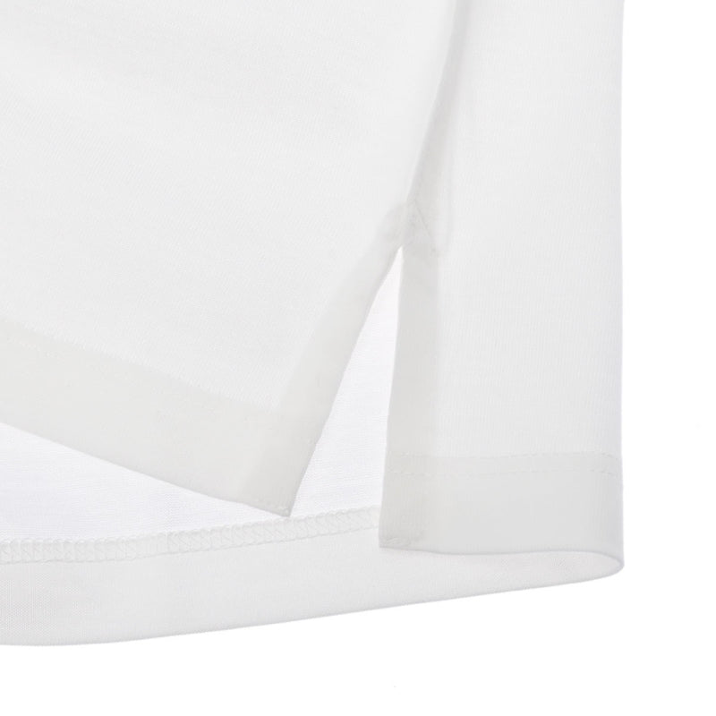 HERMES エルメス Tシャツ Piqures Sellier セリエステッチ Lサイズ 白 メンズ コットン100％ 半袖Ｔシャツ 新品 銀蔵