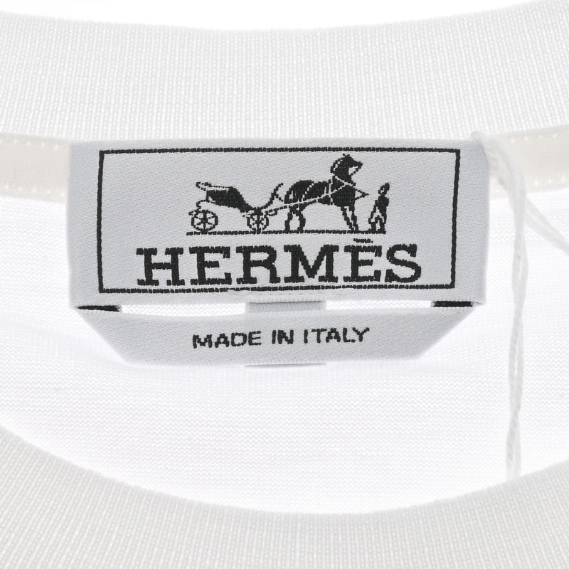 T HERMES エルメス　シャツ 《クォーターバッシュ》プリントLサイズ