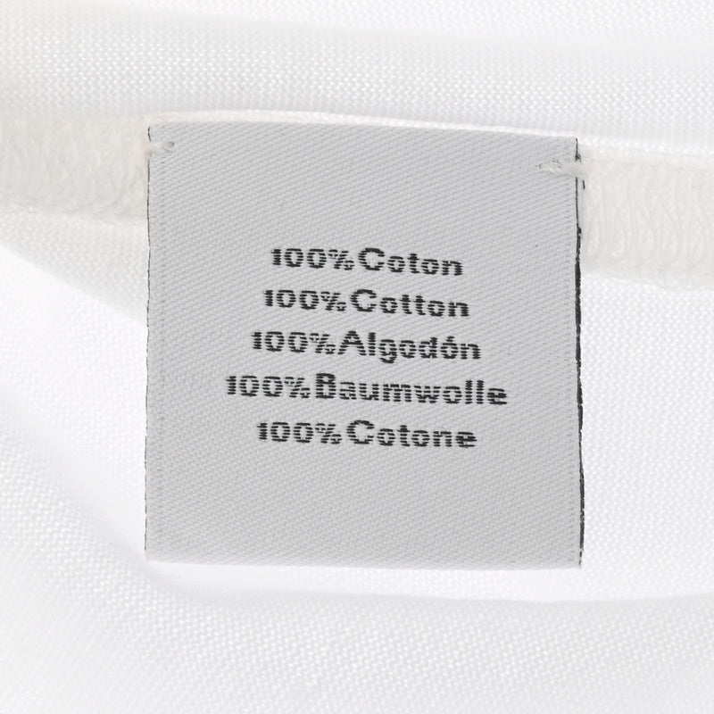 エルメスTシャツ プリントストライプポケット Lサイズ ホワイト メンズ 