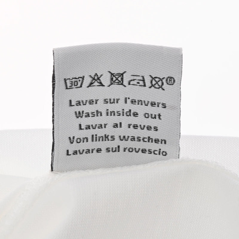 HERMES エルメス Tシャツ プリントストライプポケット Lサイズ ホワイト メンズ コットン100％ 半袖Ｔシャツ 新品 銀蔵