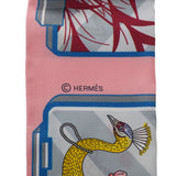 HERMES エルメス ツイリー Hermes Story ピンク レディース シルク100％ スカーフ 新品 銀蔵