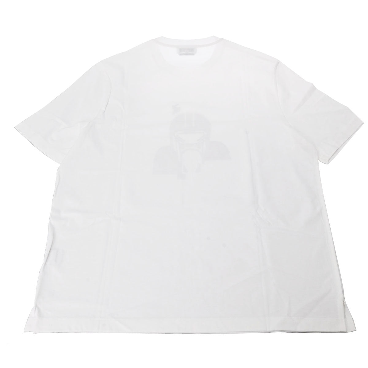 エルメスクールネック Tシャツ クォーターバッシュ サイズL 白 メンズ