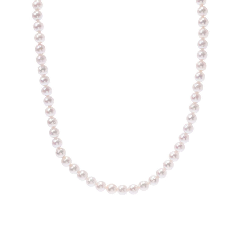 [Summer Selection 50,000 or less] Other Akoya Pearl 7.0-7.5mm Choker Ladies SV Necklace New Sinkjo