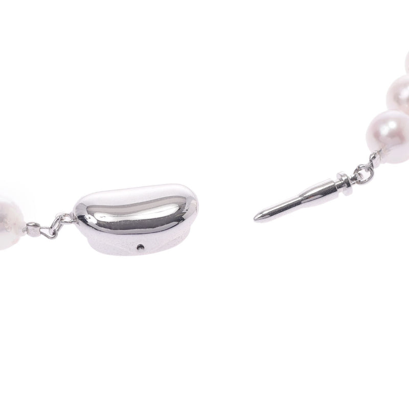 [Summer Selection 50,000 or less] Other Akoya Pearl 7.0-7.5mm Choker Ladies SV Necklace New Sinkjo