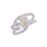 Other diamonds 2.001ct VLY-SI1 diamond 0.47ct 12.5 Ladies PT900 Platinum Ring / Ring A-Rank Used Sink