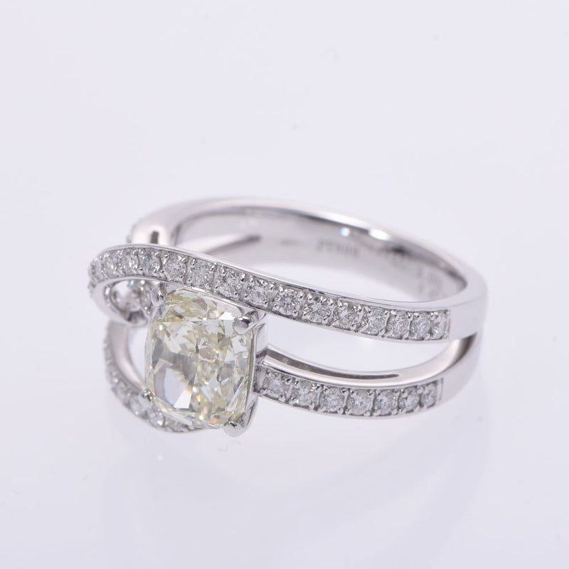 Other diamonds 2.001ct VLY-SI1 diamond 0.47ct 12.5 Ladies PT900 Platinum Ring / Ring A-Rank Used Sink