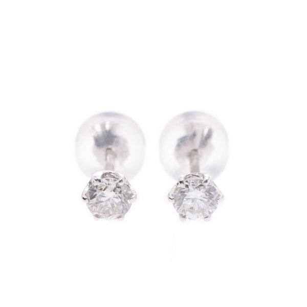 Other Single Grain Diamond Diamond 0.15/0.15ct Ladies Pt900 Platinum Earrings A Rank Used Ginzo