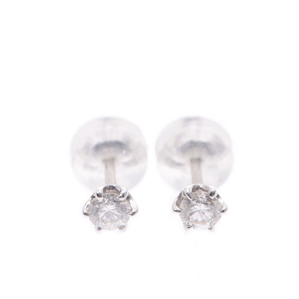 Other 1 grain diamond diamond 0.10/0.10ct Ladies Pt900 platinum earrings A
