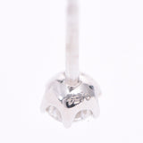 Other one-grain diamond diamond 0.154 / 0.156CT Women's PT900 Platinum Piercing A-rank used Silgrin