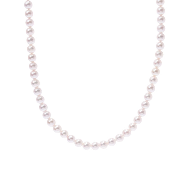 [Summer Selection 50,000 or less] Other Akoya Pearl 7.0-7.5mm Choker Ladies SV Necklace New Sinkjo