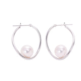 Other Akoya Pearl Pears Women's K18WG Earrings New Singbox