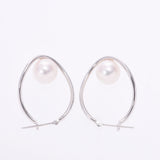 Other Akoya Pearl Pears Women's K18WG Earrings New Singbox