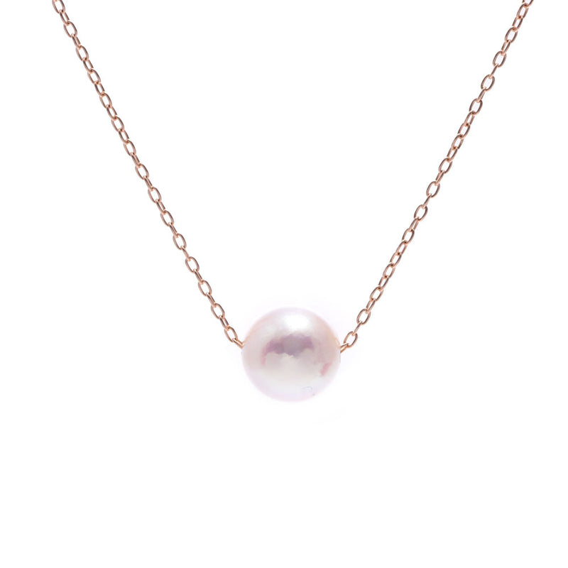 Other Pearl Necklace Ladies Akoya Pearl K18PG Necklace New Silgrin