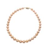 【Summer Selection Recommended】 Other South Sea Pearl Necklace Golden Color Ladies SV / G.SV Necklace New Sink