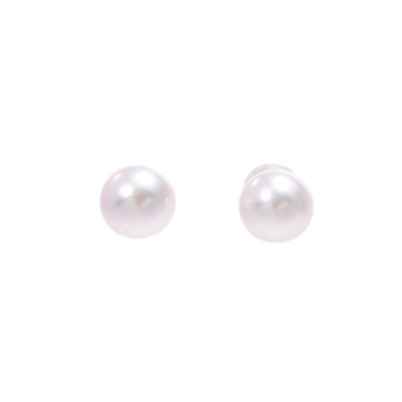 [Summer Selection 30,000 or less] Other Akoya Pearl Pears Women's K14WG Earrings New Singbox