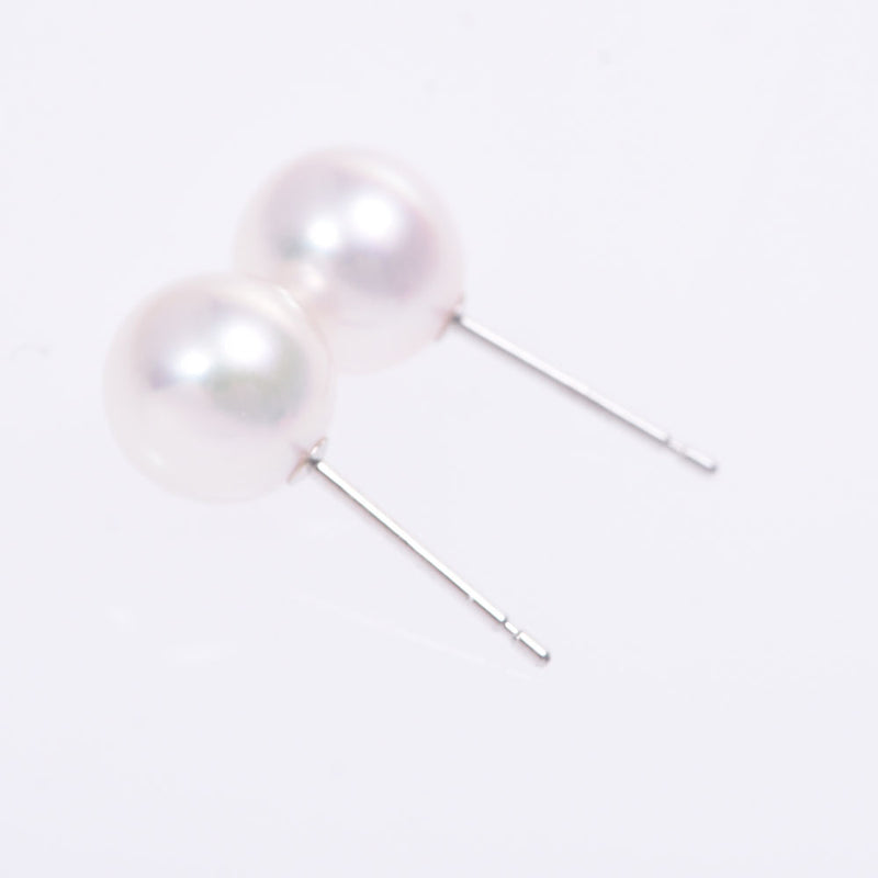 [Summer Selection 30,000 or less] Other Akoya Pearl Pears Women's K14WG Earrings New Singbox