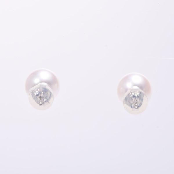 [Summer Selection 30,000 or less] Other Akoya Pearl Pears Women's K14WG Earrings New Singbox
